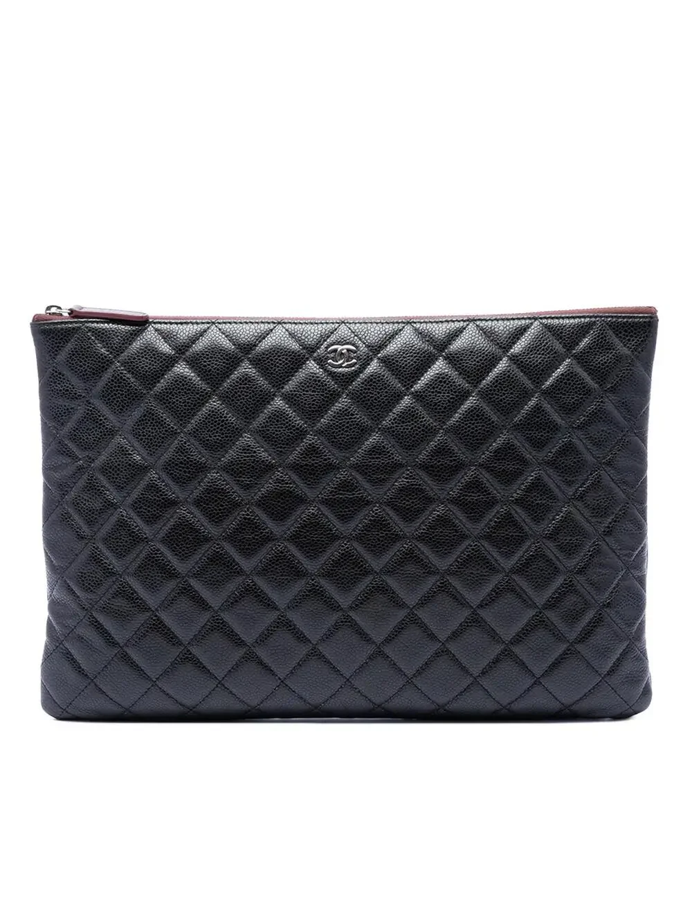 Chanel Large Quilted Caviar O Case #329944C10B